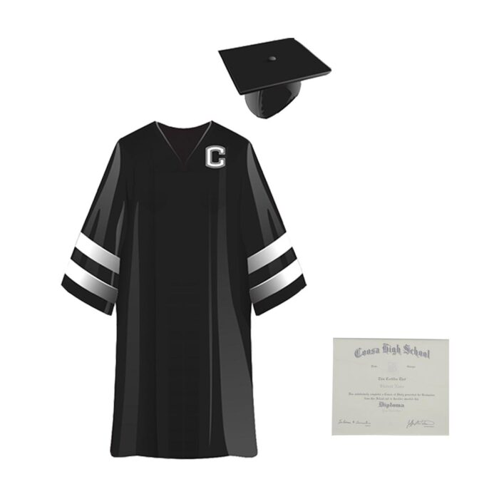 Coosa Cap, Gown, & Tassel
