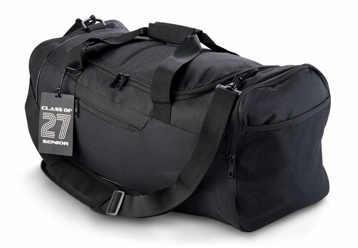 Duffle Bag with Luggage tag
