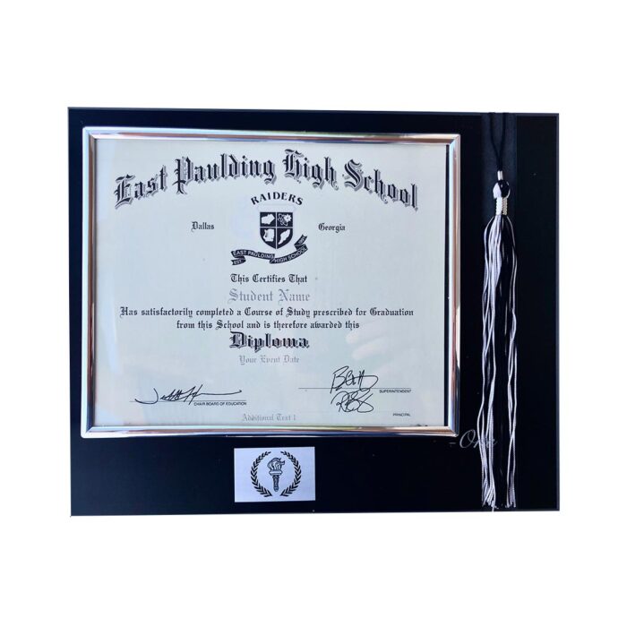 East Paulding Diploma Tassel Display