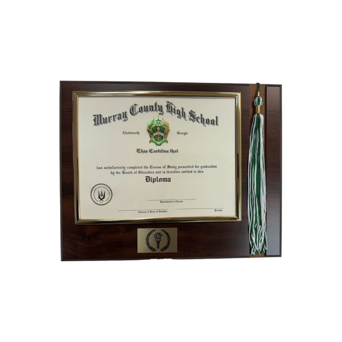 Murray County Diploma Tassel Display