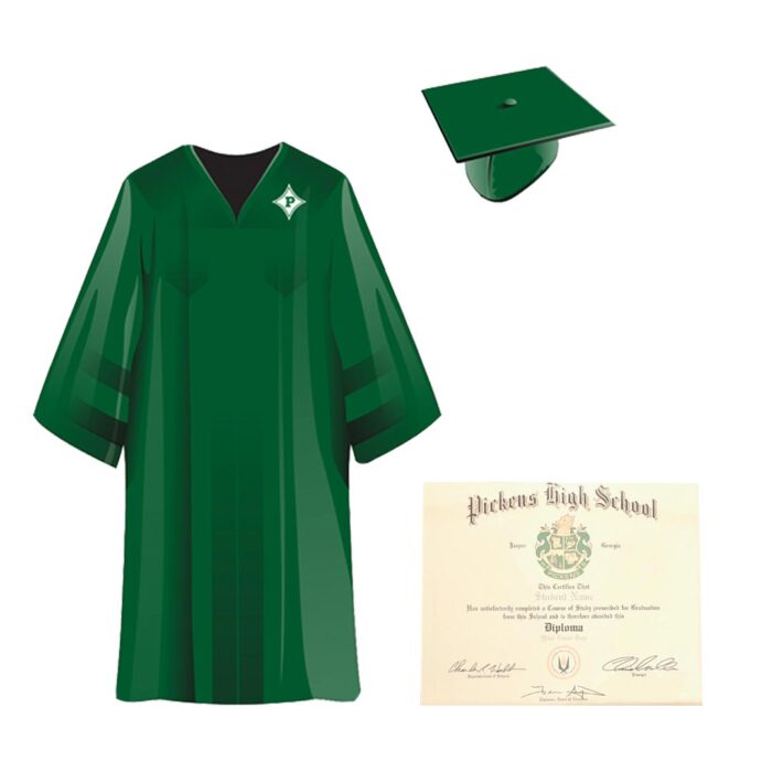 PHS Cap, Gown, and Tassel