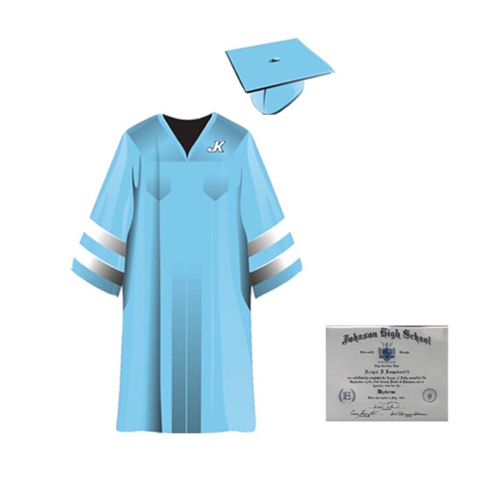 Johnson Cap, Gown, & Tassel