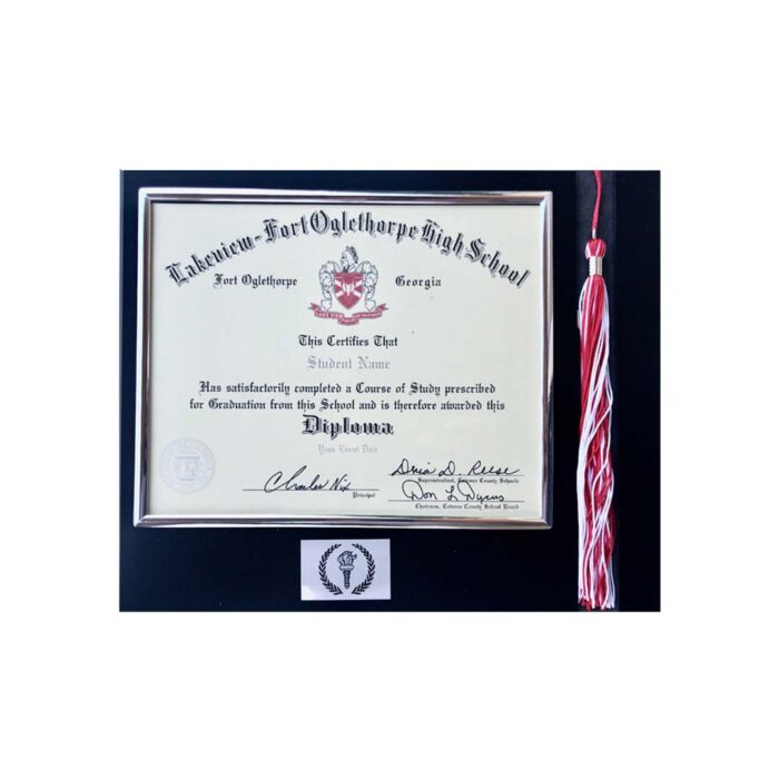 Lakeview Diploma Tassel Display
