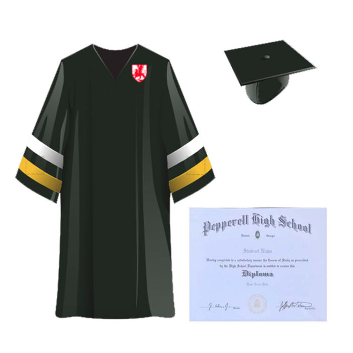 Pepperell Cap, Gown, & Tassel