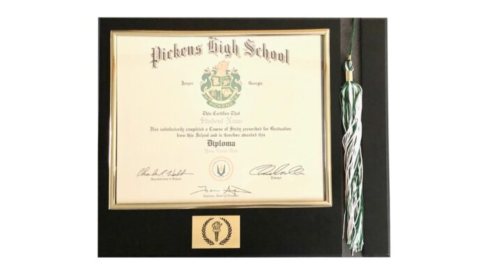 PHS Diploma Tassel Display