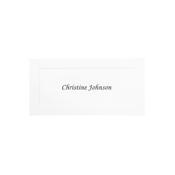 Standard Name Cards