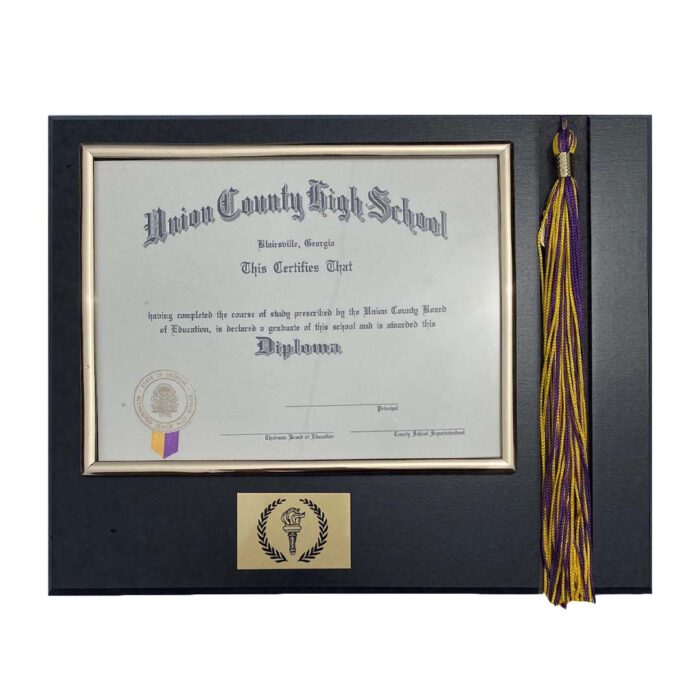 Union County Diploma Tassel Display